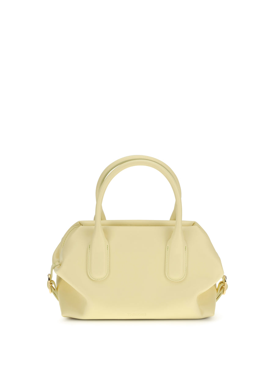 Themoirè Others Materials top handle bag in yellow