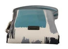 Blue Leather Cross Body Neck Strap Card Slot Phone Pocket Bag