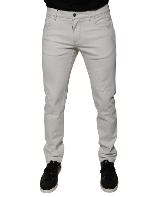 Dolce & Gabbana 98% Cotton jeans in white