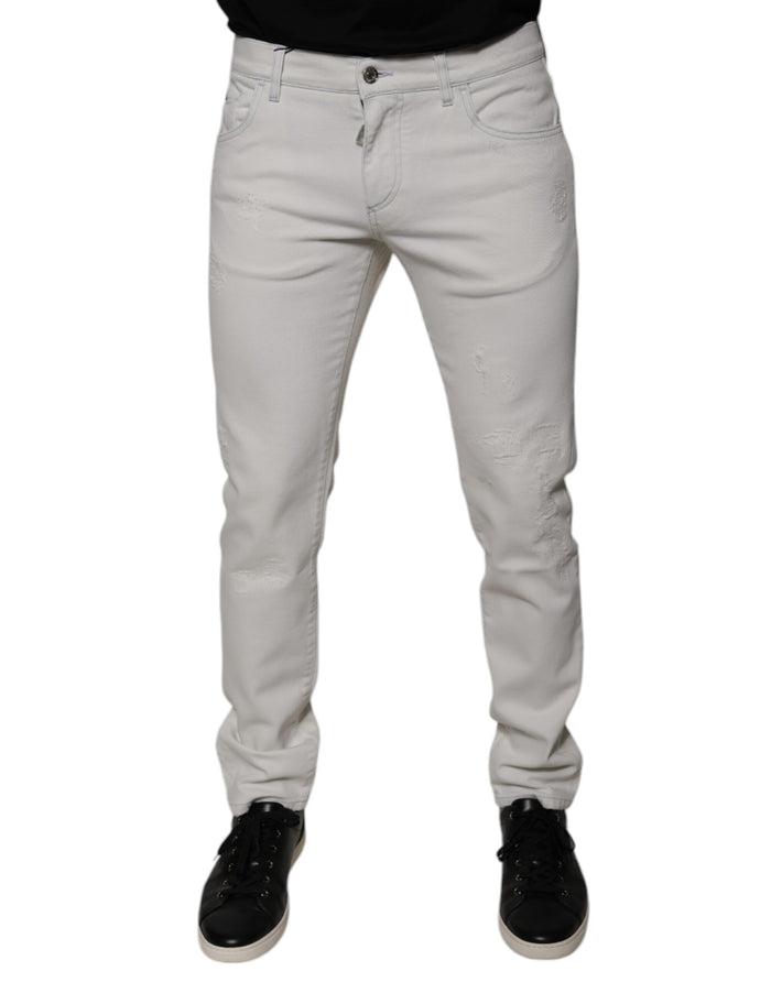 Dolce & Gabbana 98% Cotton jeans in white