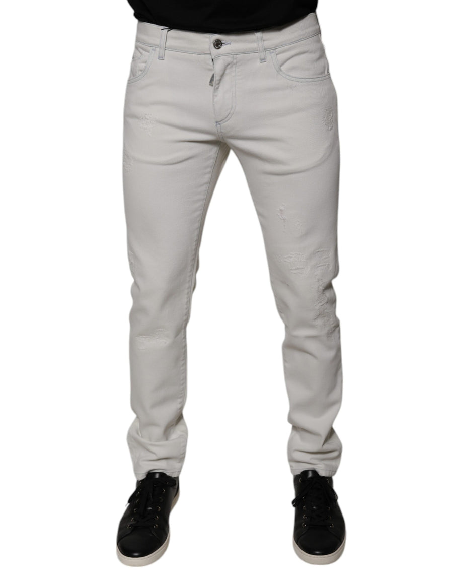 Dolce & Gabbana 98% Cotton jeans in white