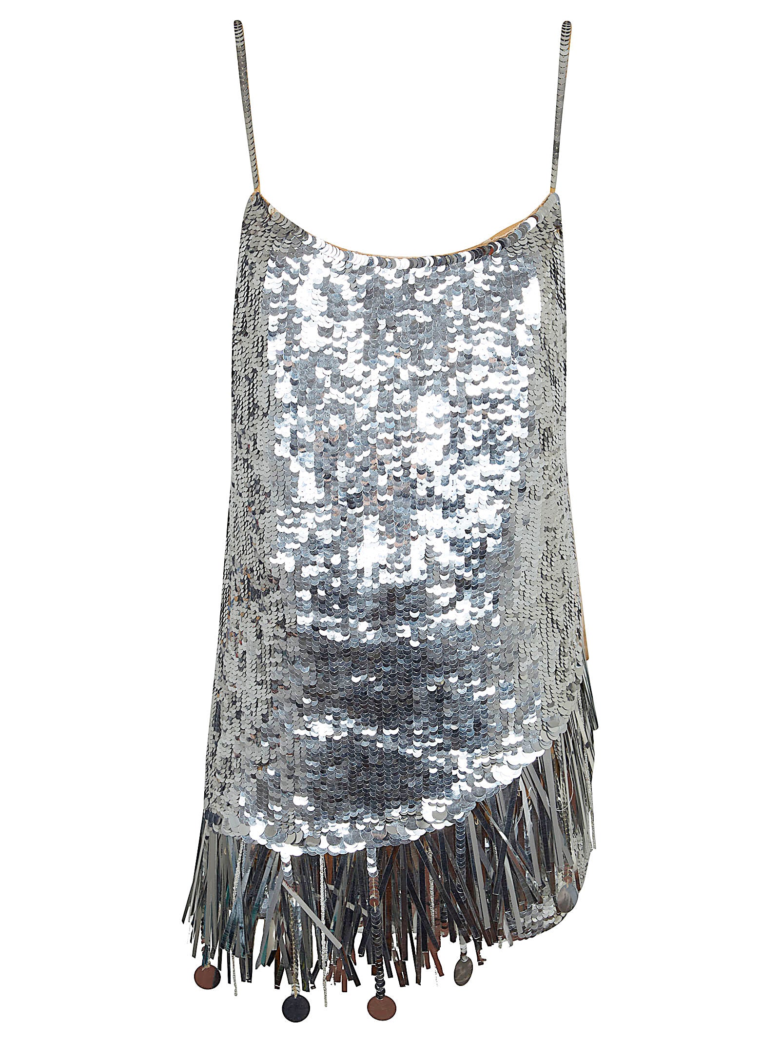Jagger - Disco Mini Dress Metallic Pa Pvc Ea Abito