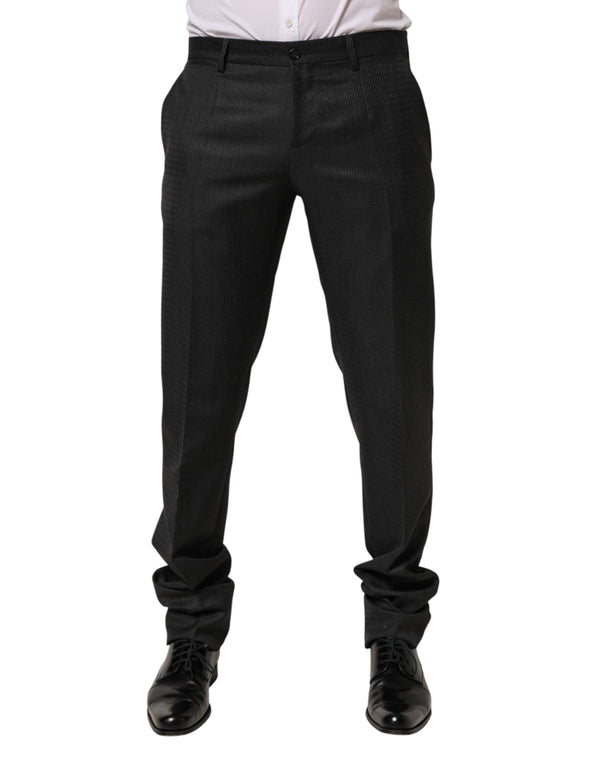 Dolce & Gabbana 30% Wool trousers in black