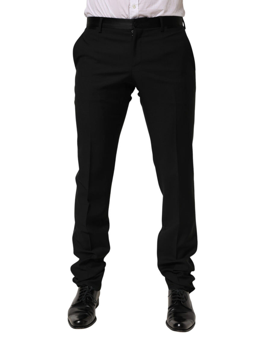 Dolce & Gabbana Wool (98%) trousers in black