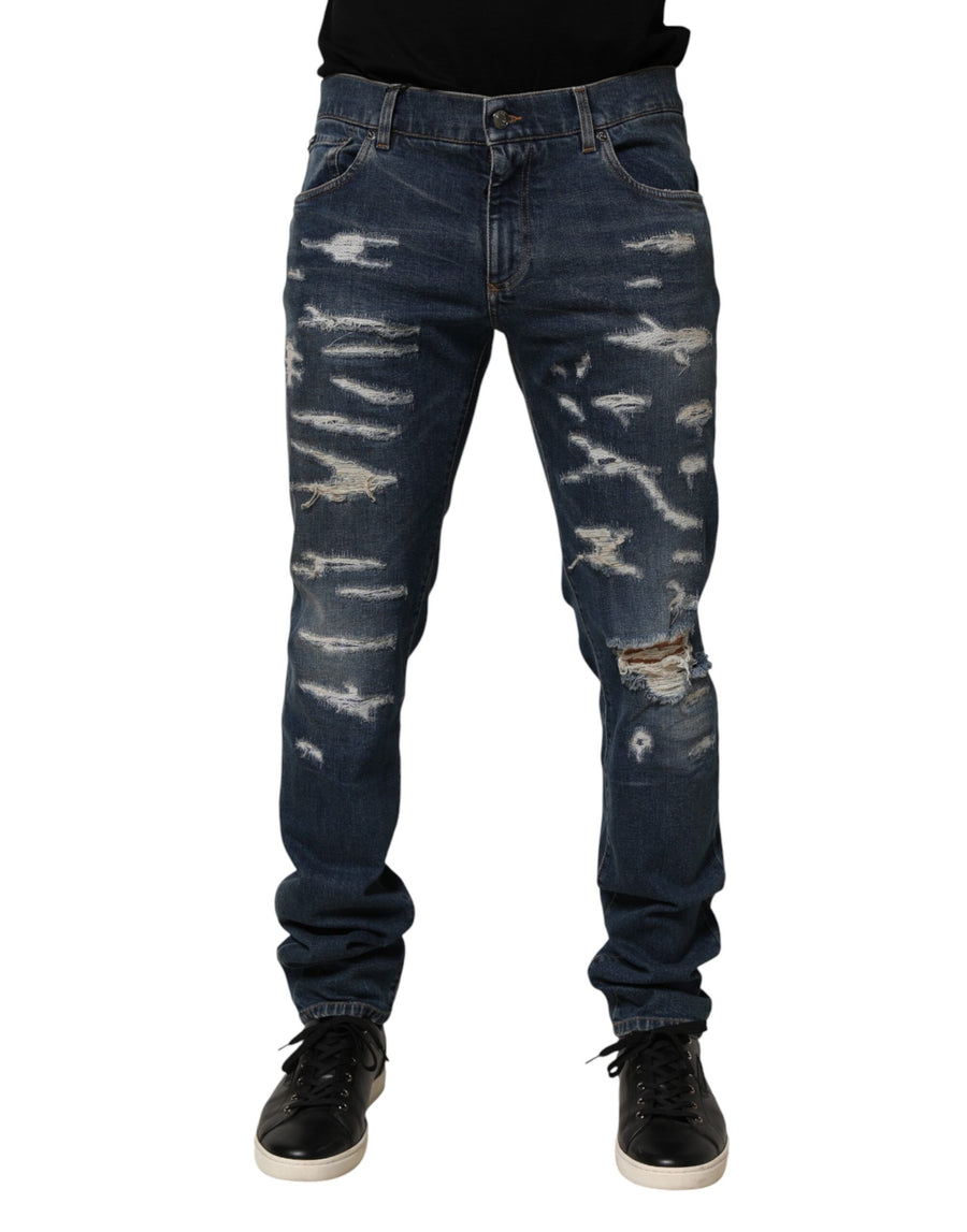 Dolce & Gabbana 98% Cotton jeans in blue