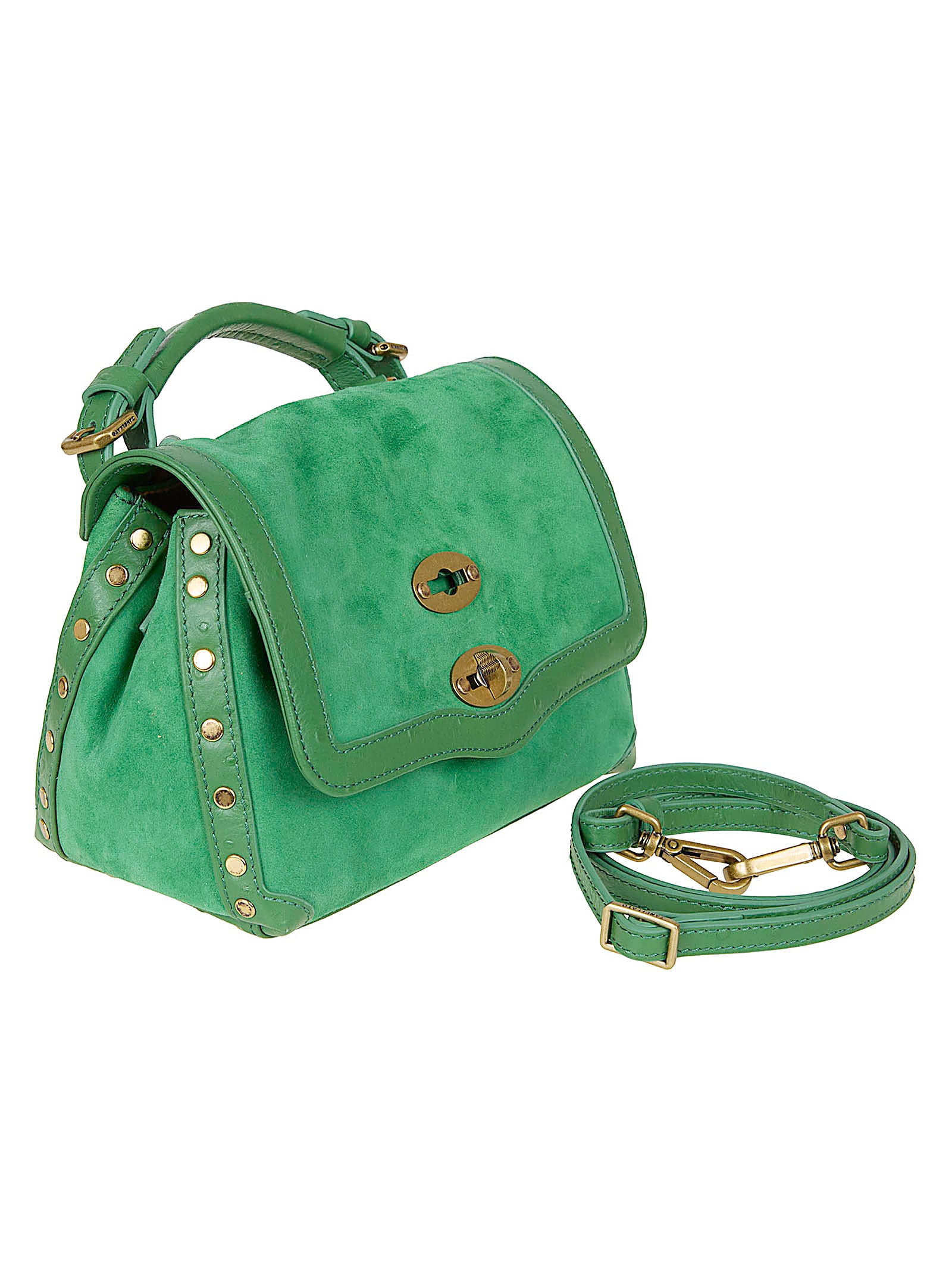 Postina Zashmere Green Lamb Skin + Internal Cotton Borsa