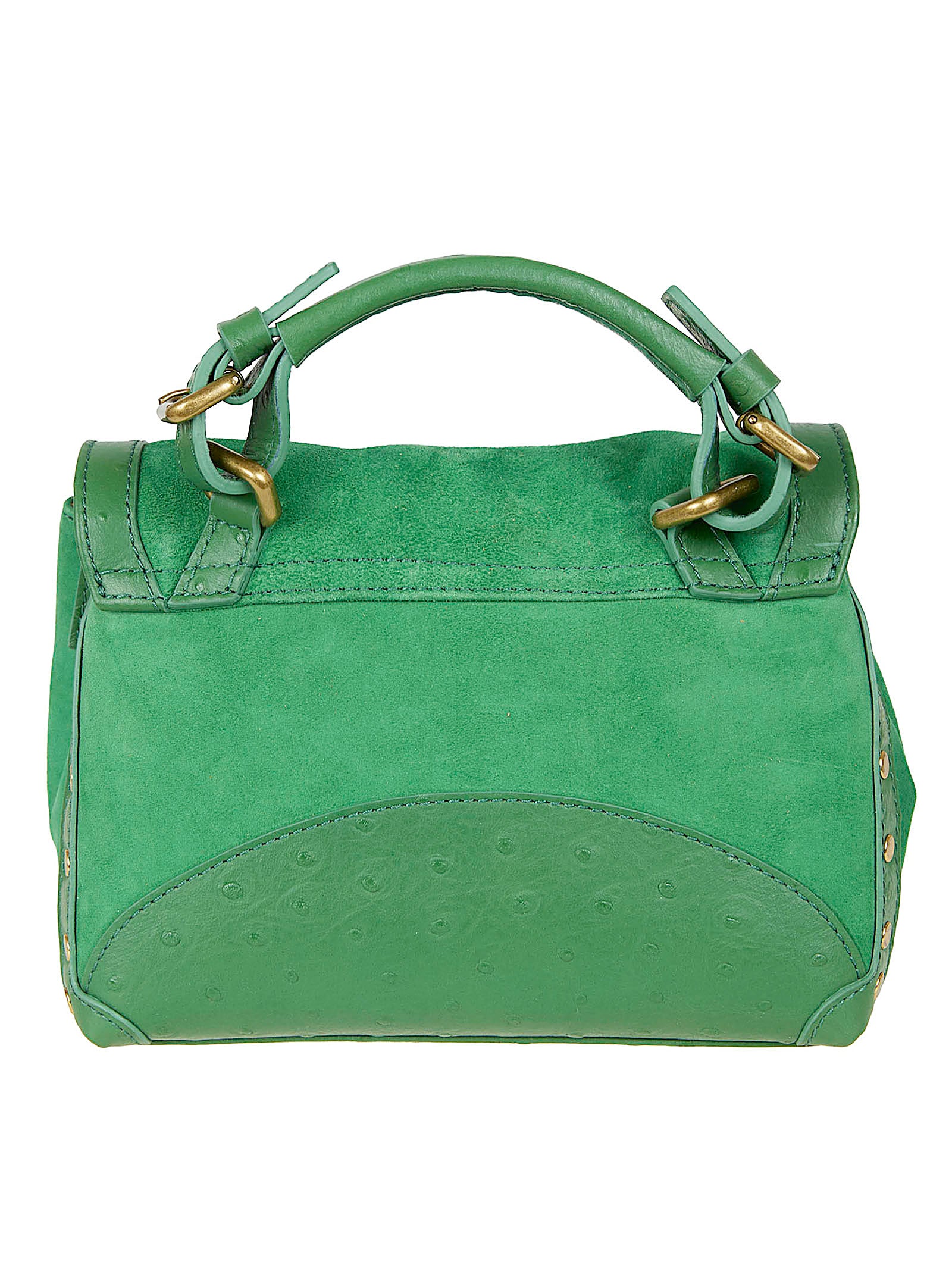 Postina Zashmere Green Lamb Skin + Internal Cotton Borsa