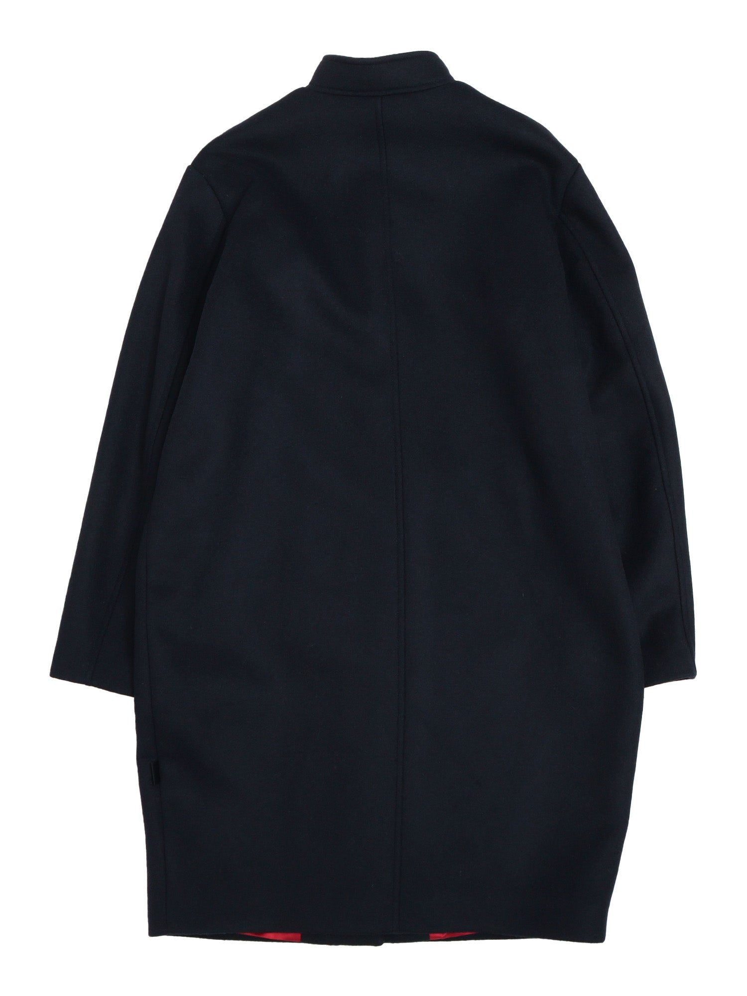 Coat Blue Wool Polyester Polyamide