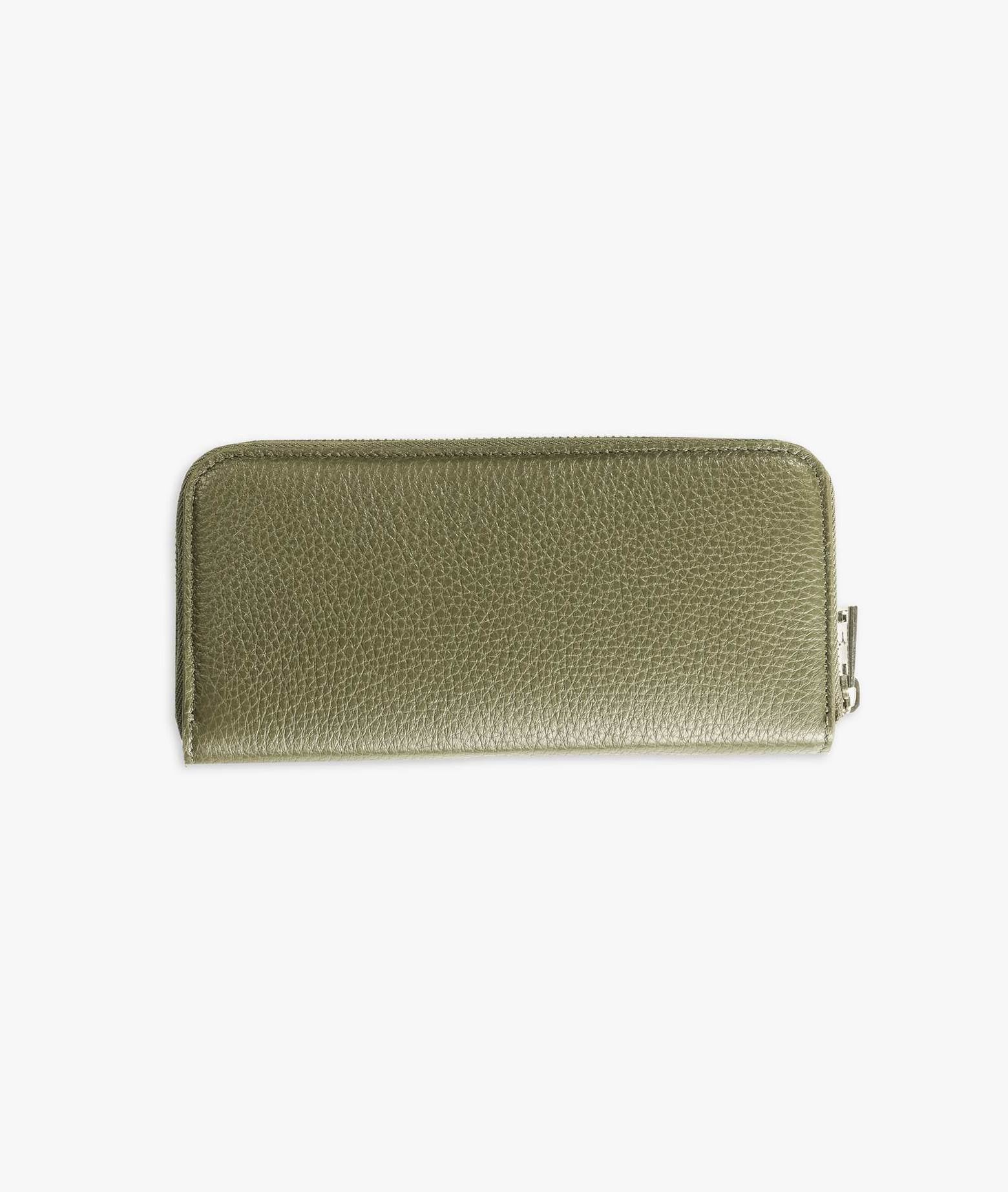 Zippered Wallet Lira Darkred And Money Holder