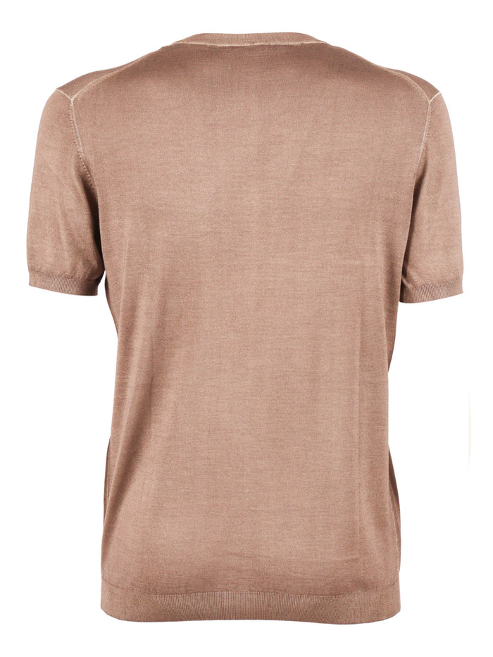 Sweater Brown Silk Cashmere Crewneck