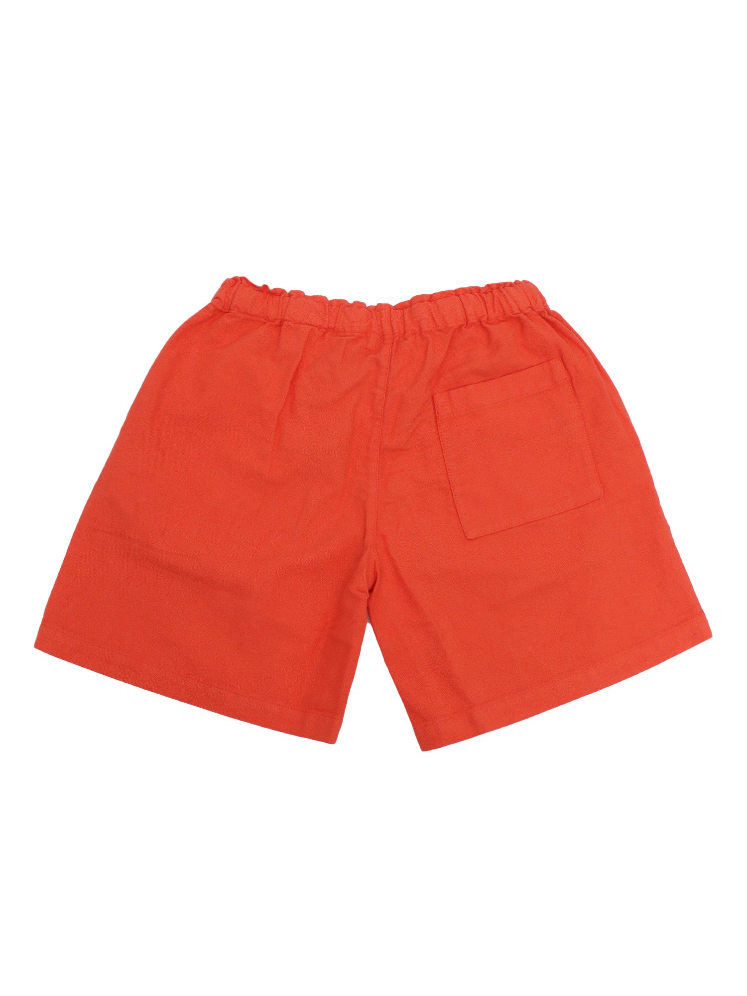 Smiling woven bermuda shorts Red