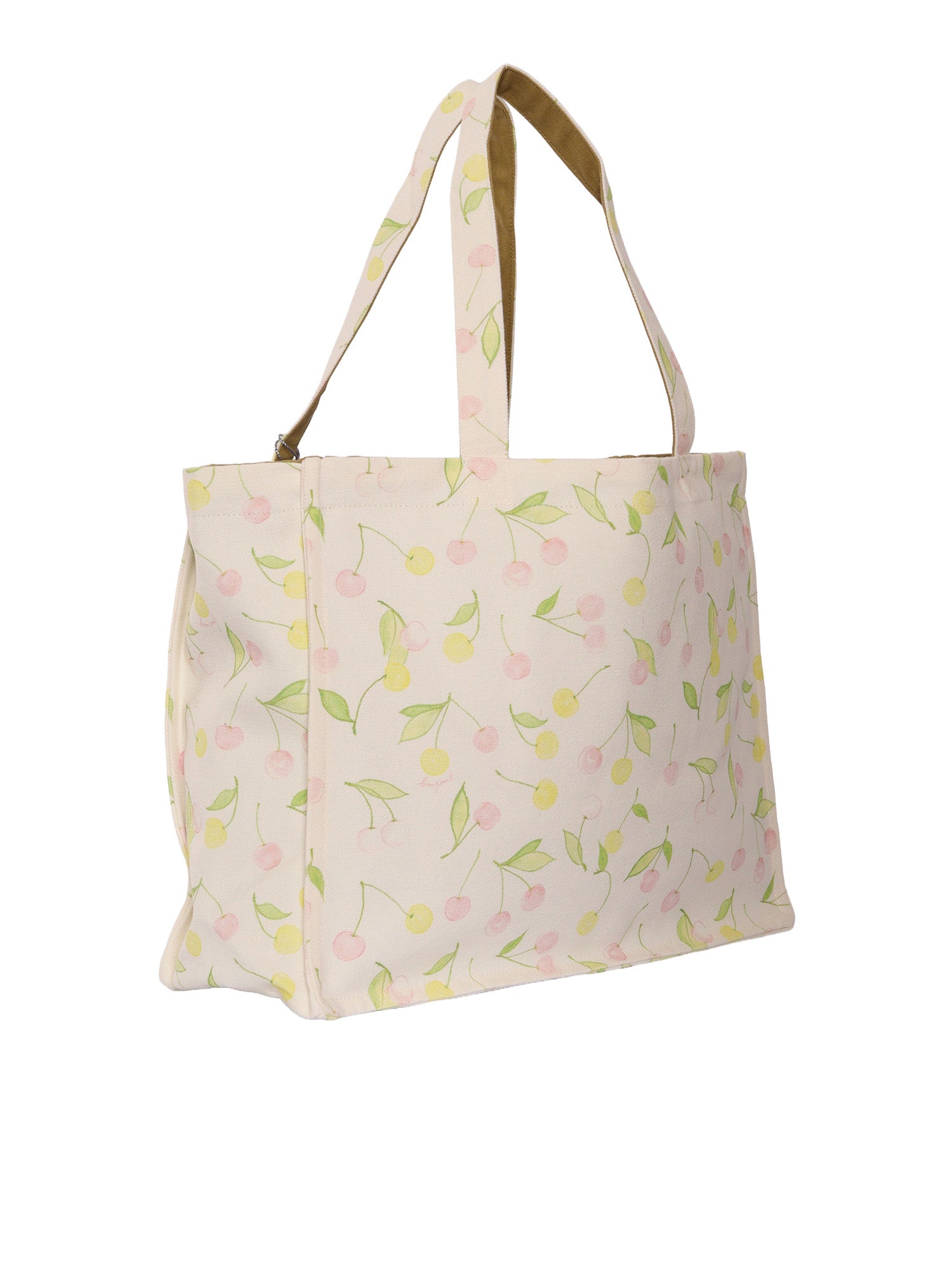 CABAS EMIKO BAG Pink Cotton Handbag