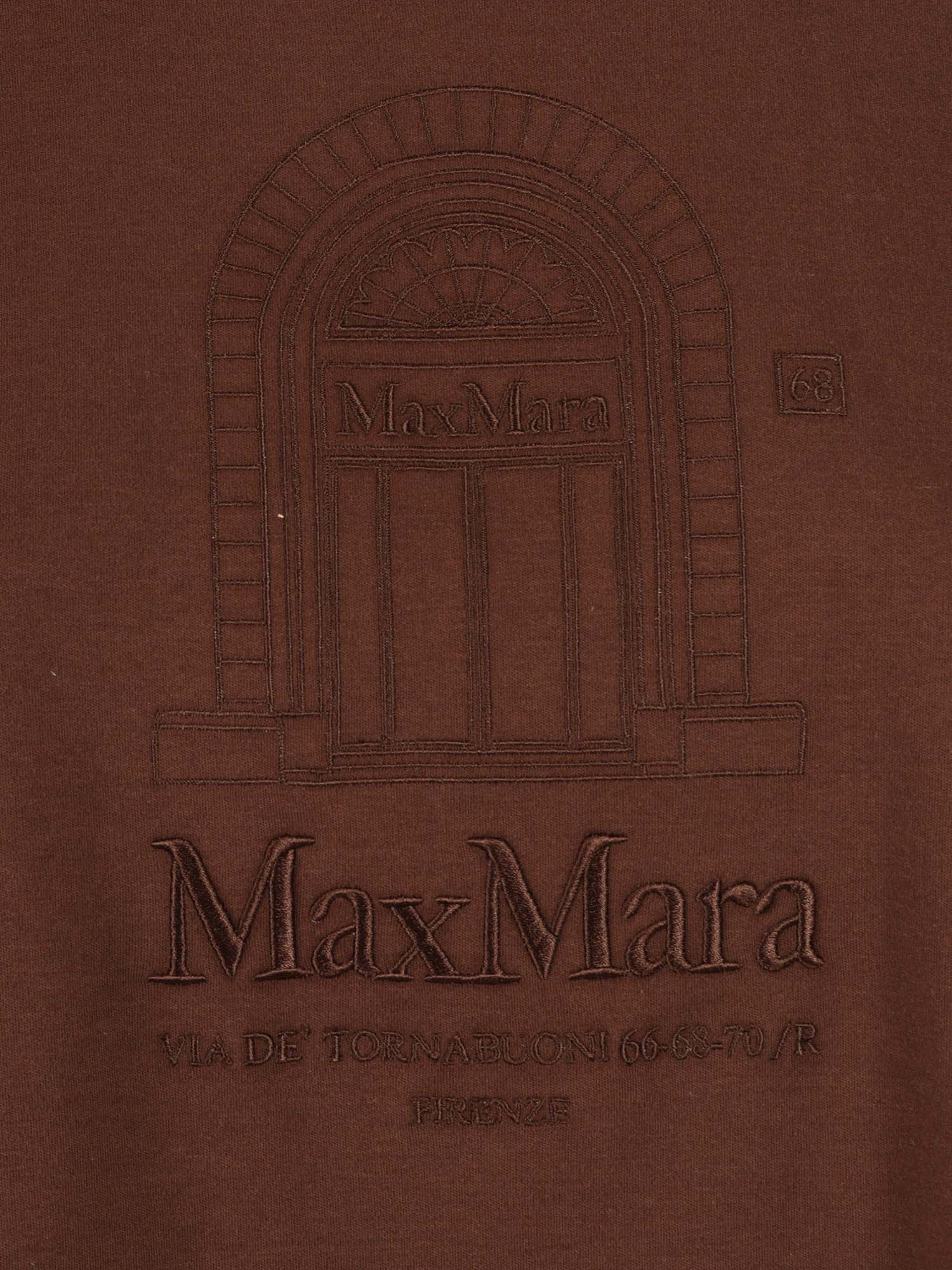 T-SHIRT Brown Cotton Short Sleeves