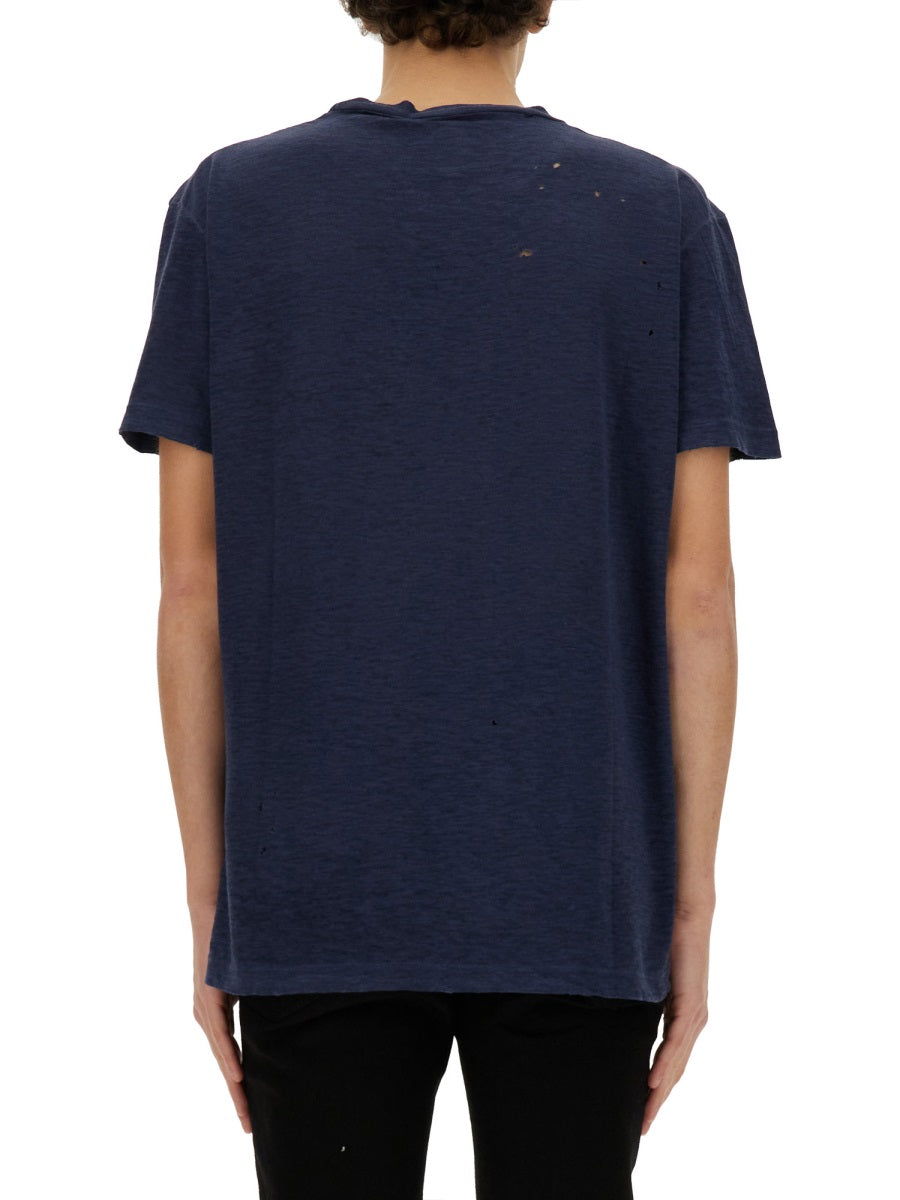 T-Shirt With Logo Multicolour Cotton T-shirts