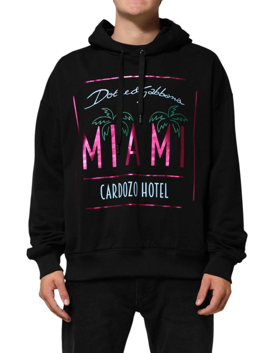 Dolce & Gabbana 100% Cotton hoodie in black