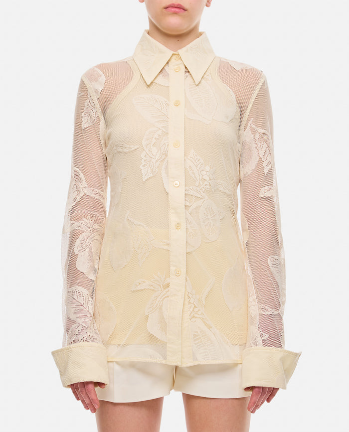 SportMax Shirts Beige Co Se Ea