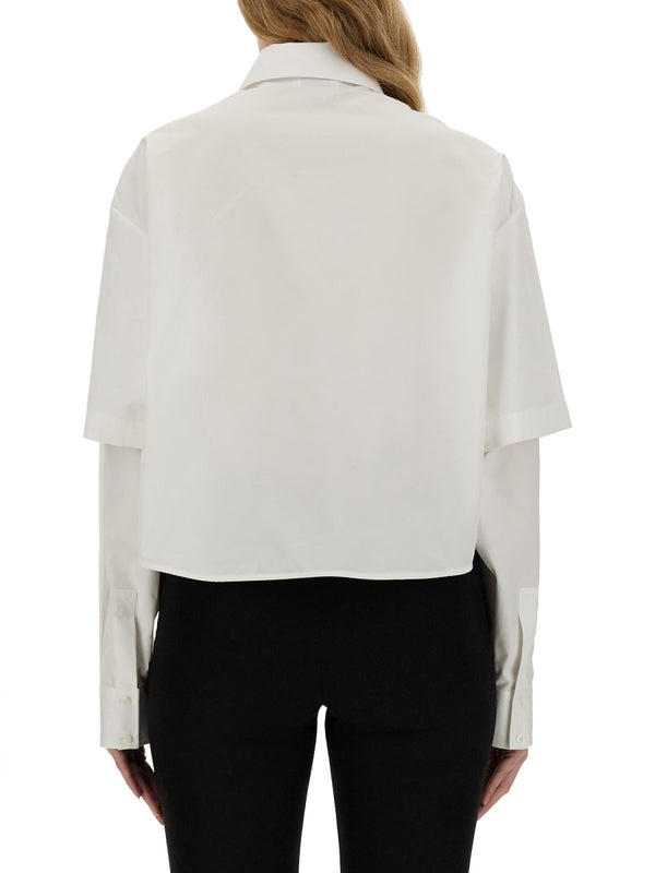 Poplin Shirt White Cotton