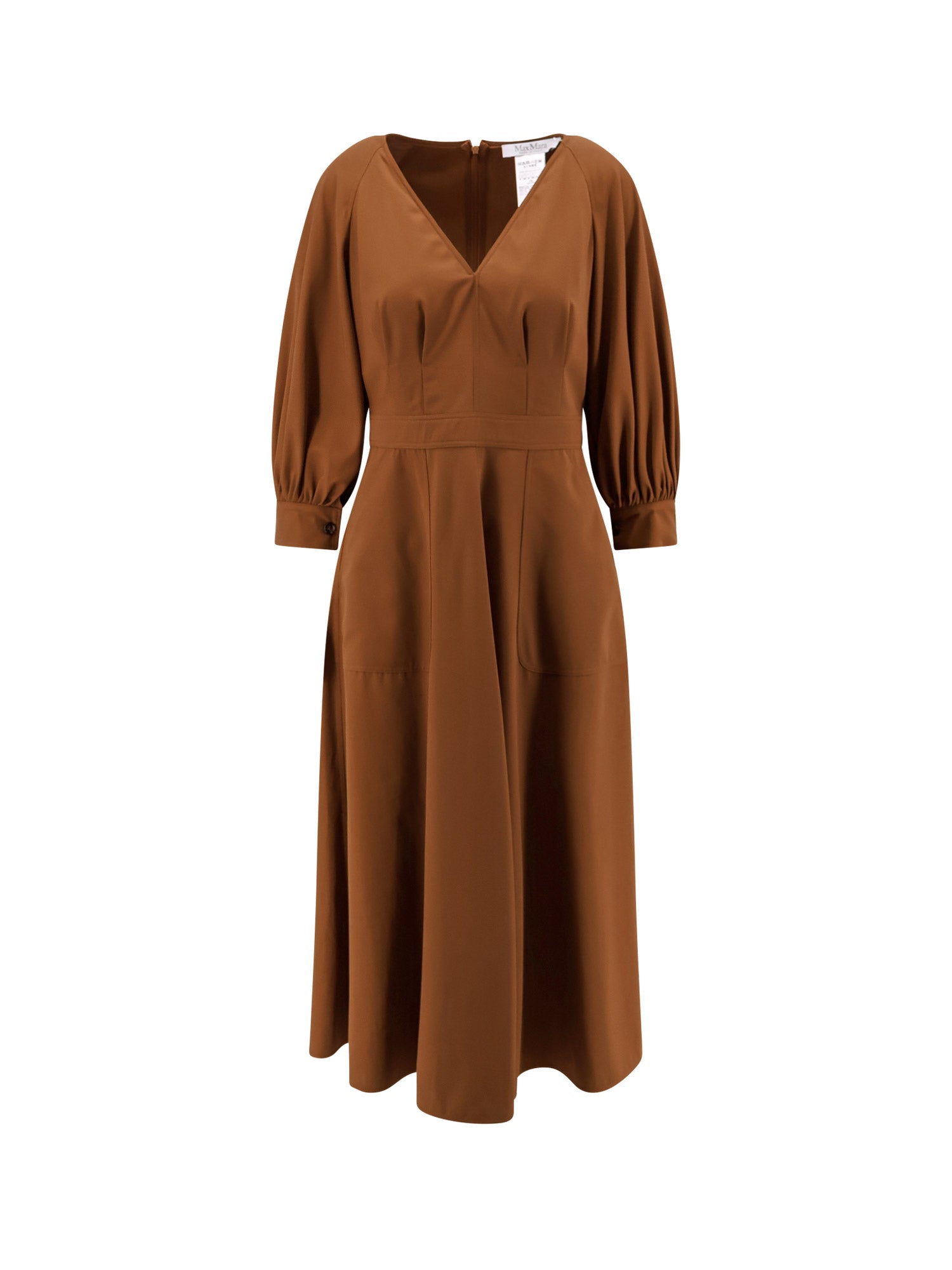 Max Mara Dresses Brown Cotone