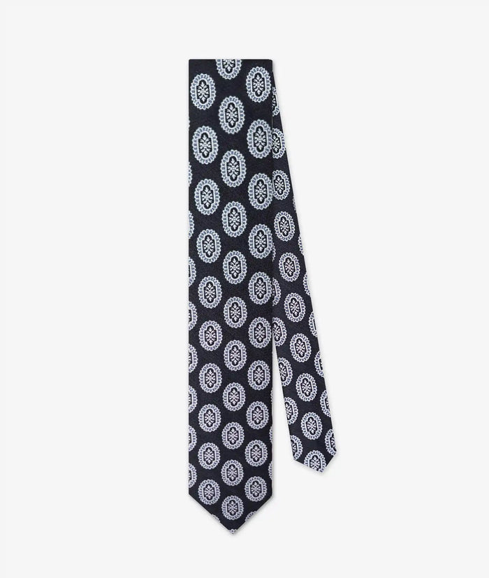 Tie Moresco Blue Big Pattern