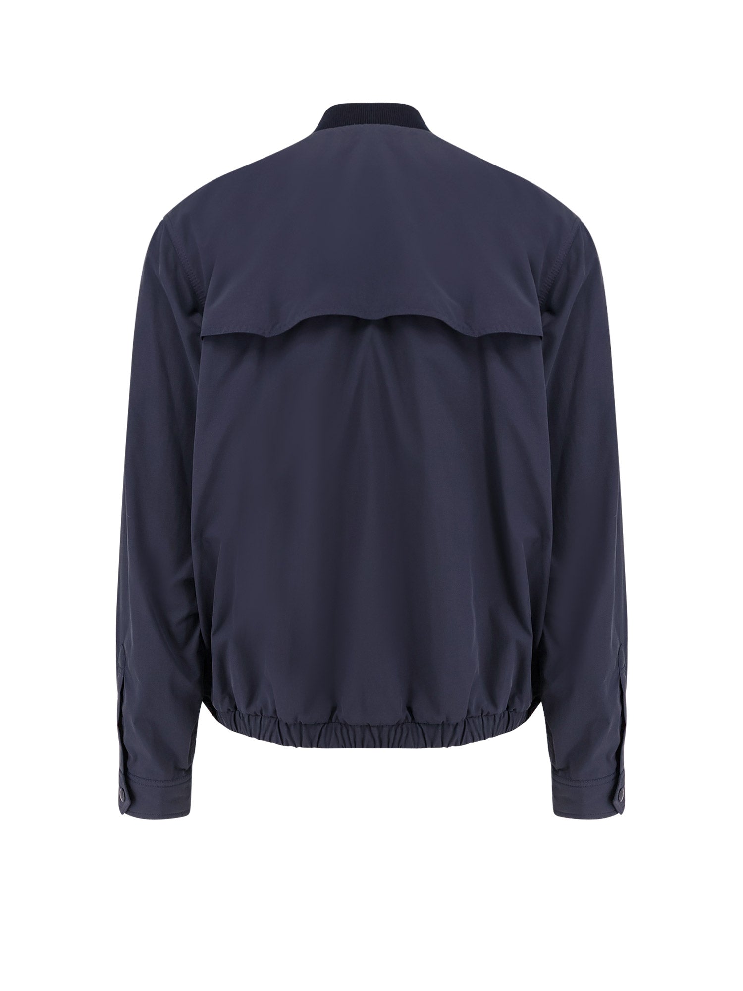 MONCLER GENIUS Jackets Blue Poliestere Cotone