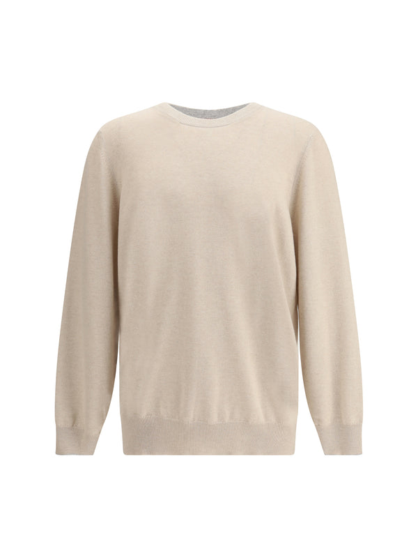 Brunello Cucinelli 100% Cashmere sweater in beige