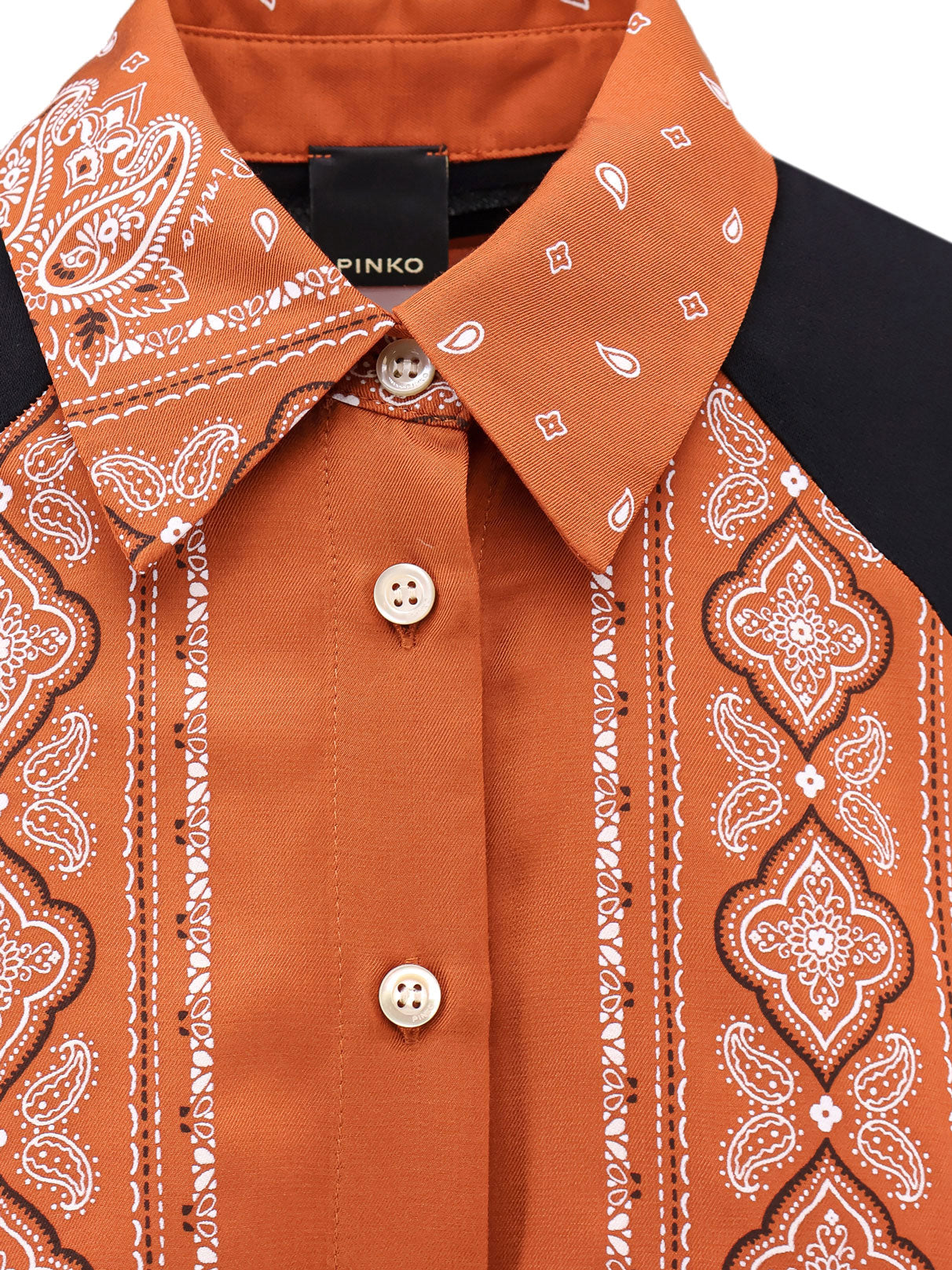 Pinko Shirts Brown Viscosa