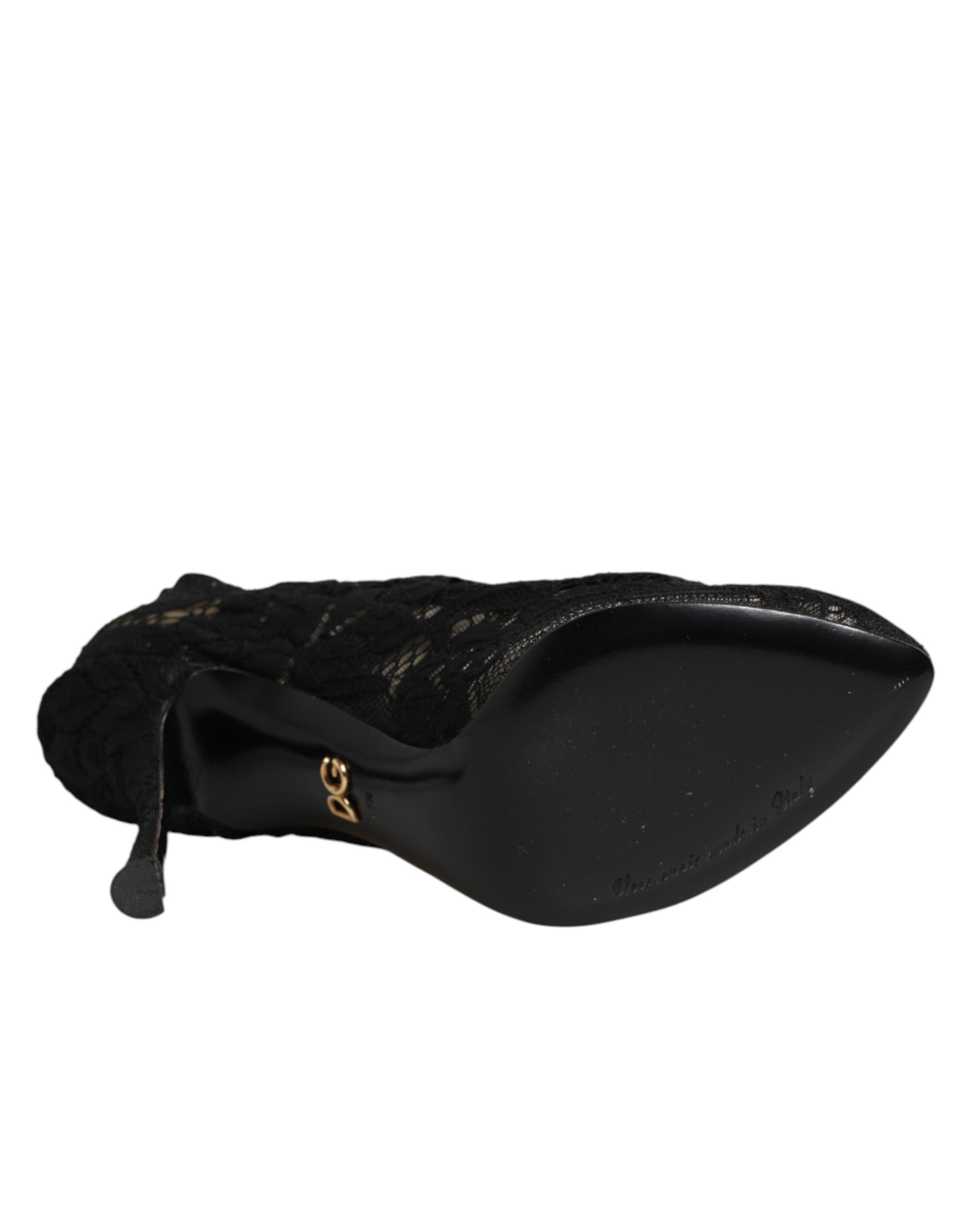 Dolce & Gabbana 15% Elastane boot in black — view 8