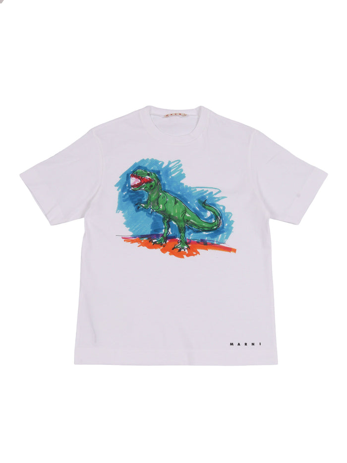 T-shirts White Cotton Short Sleeves T-shirt