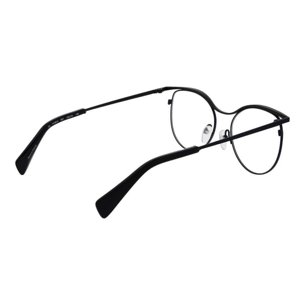 Black Metal Glasses (frames) Accessory