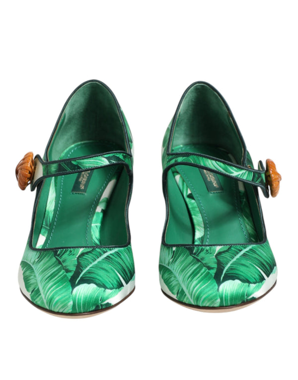 Dolce & Gabbana 72% Silk heel in green
