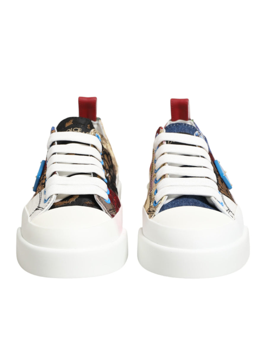 Dolce & Gabbana 50% Cotton sneaker in multicolor