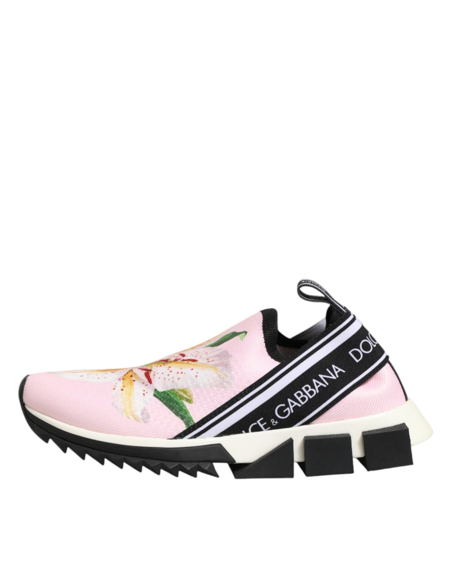 Dolce & Gabbana Polyester/Nylon upper sneaker in pink