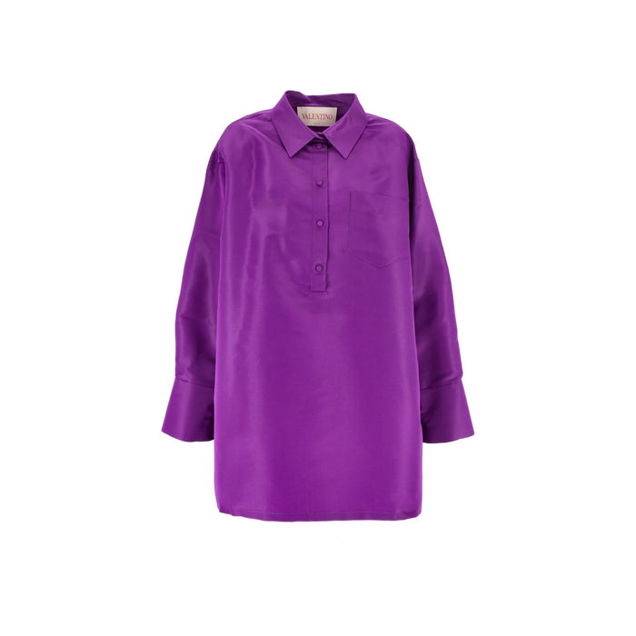 Silk Dress Purple
