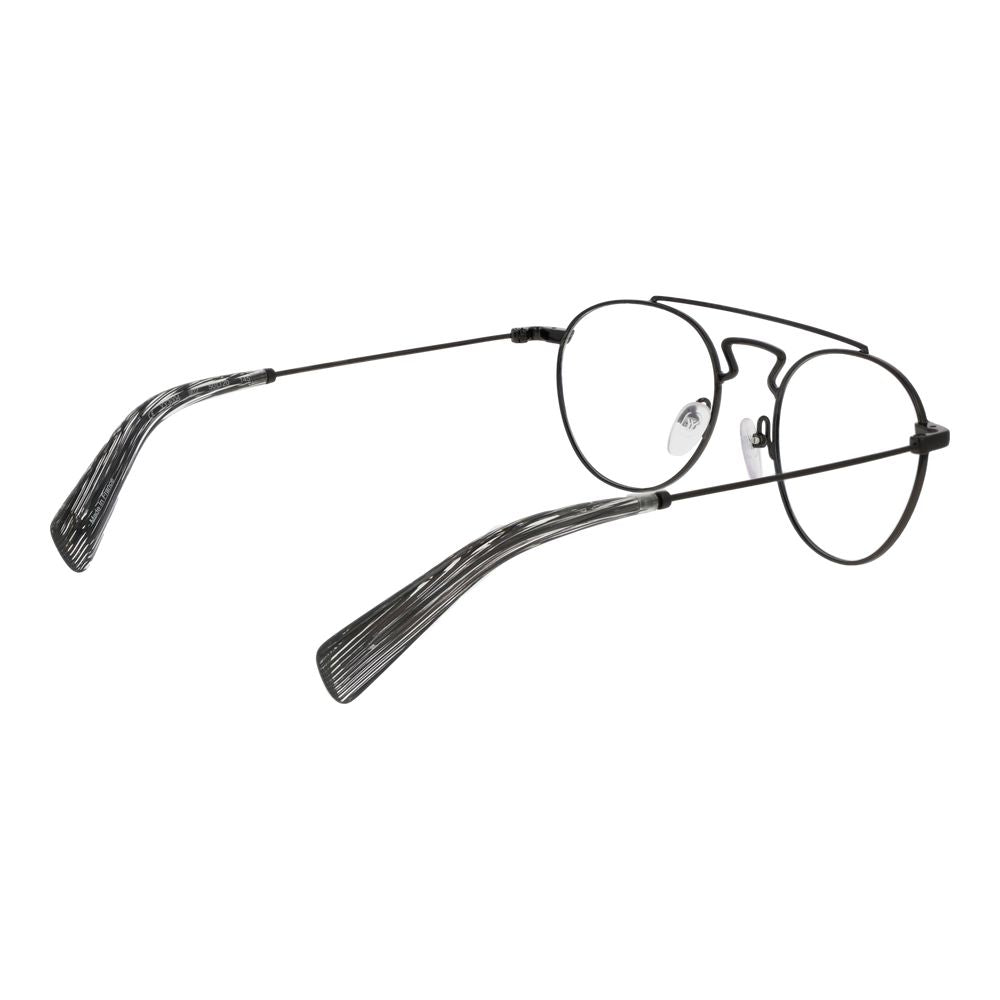 Black Metal Glasses (frames) Accessory