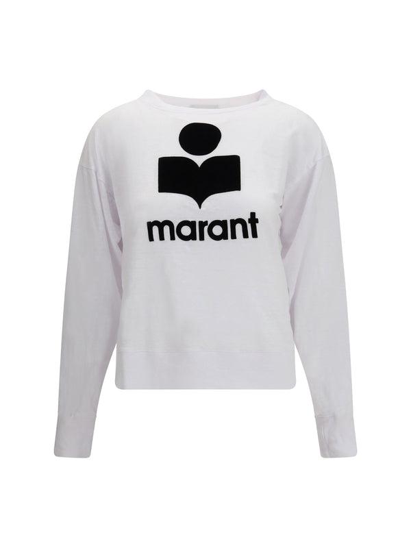 Marant Etoile 100% Linen sweatshirt in white