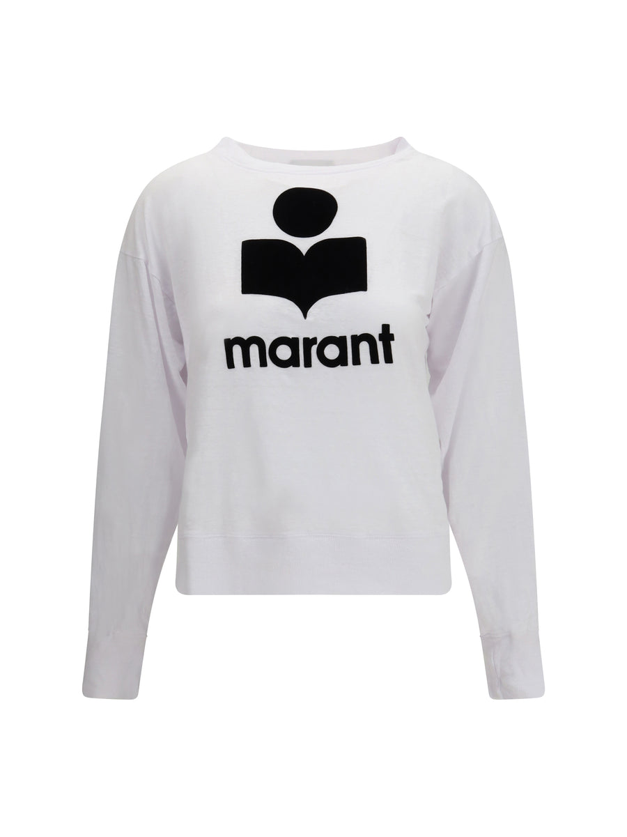 Marant Etoile 100% Linen sweatshirt in white