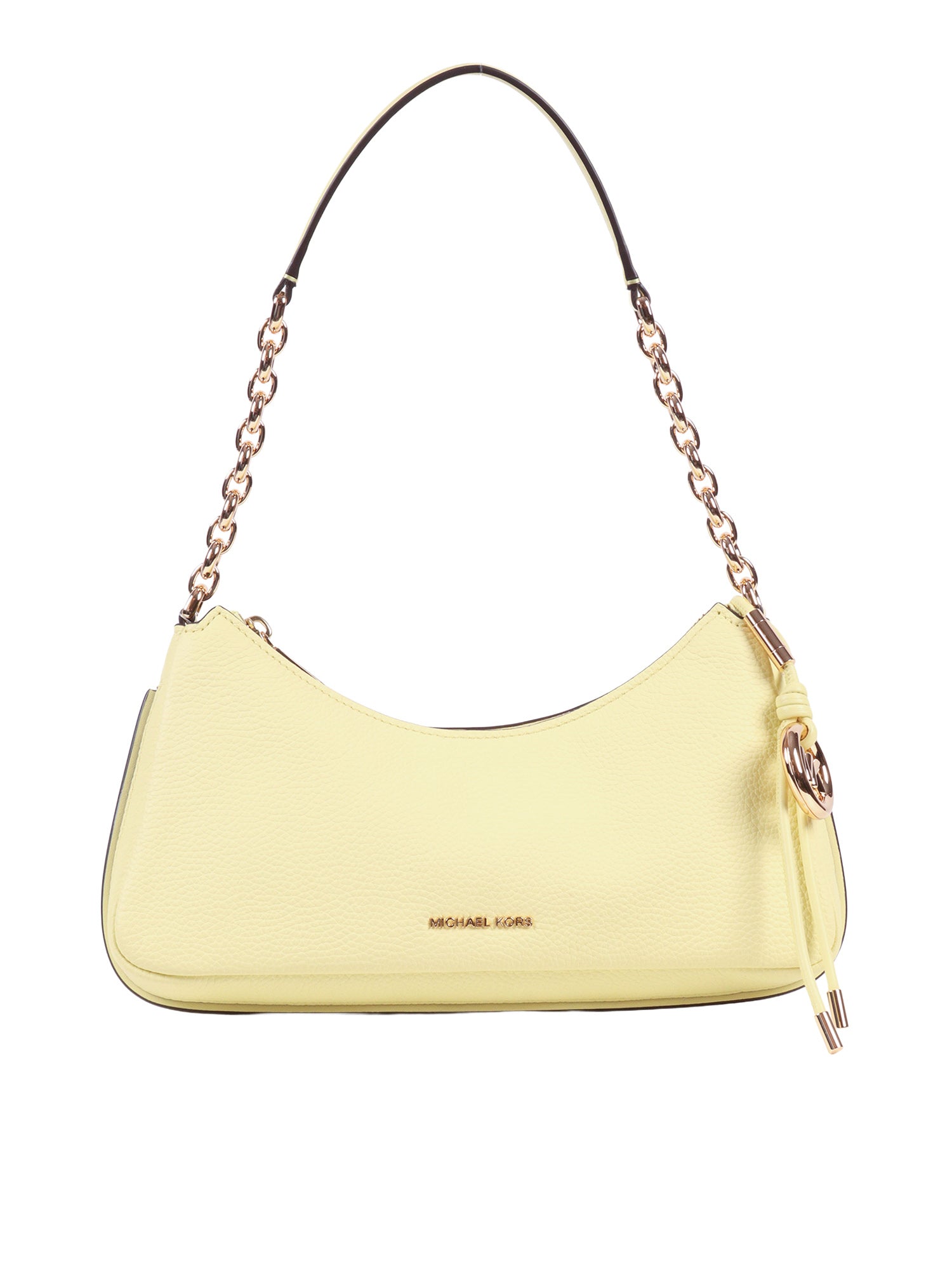 MD CHAIN POUCHETTE Yellow Cow Leather Handbag