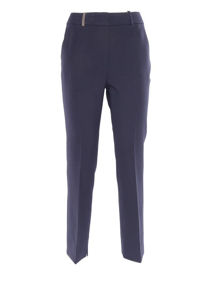 WOMAN TROUSERS Blue Pant