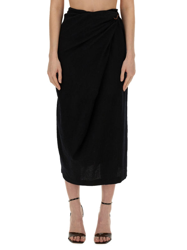 Skirt With Hook Black