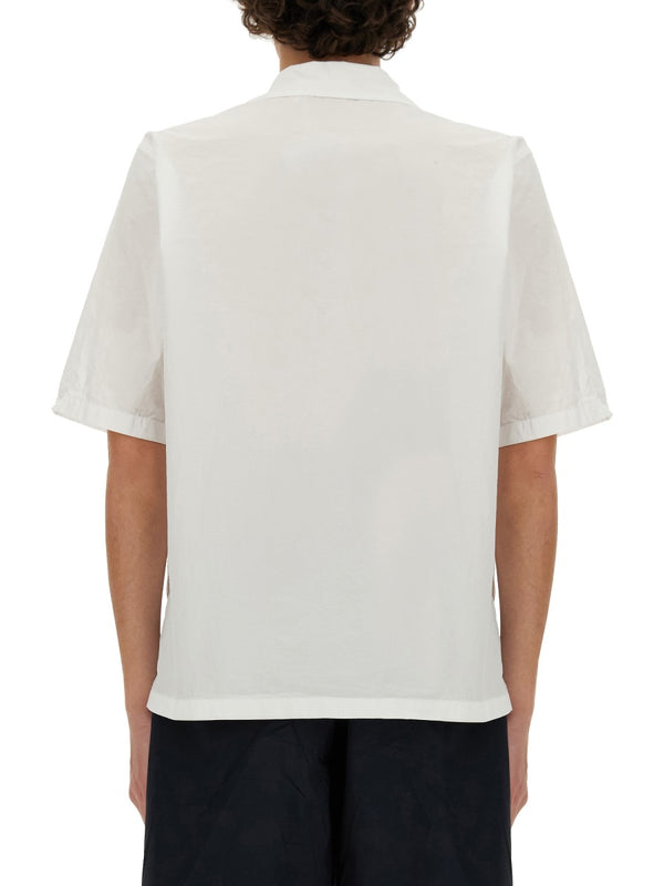 Needle Shirt White Cotton