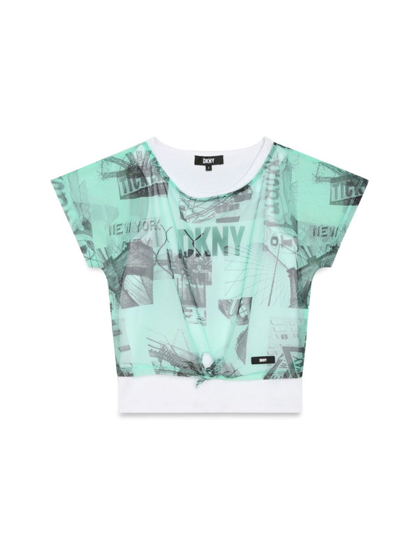 T-Shirt Green Cotton Elastane T-shirts