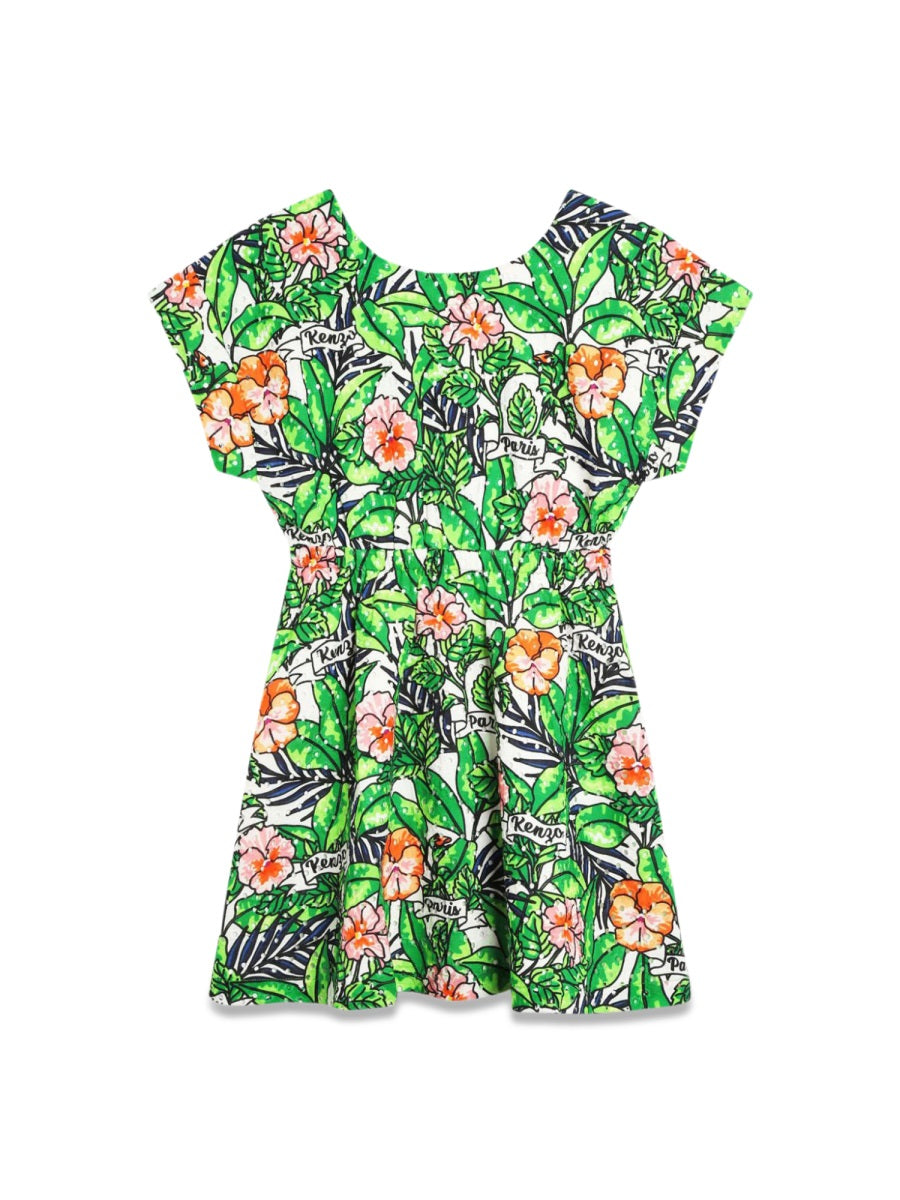 Skirt Green Cotton Dress