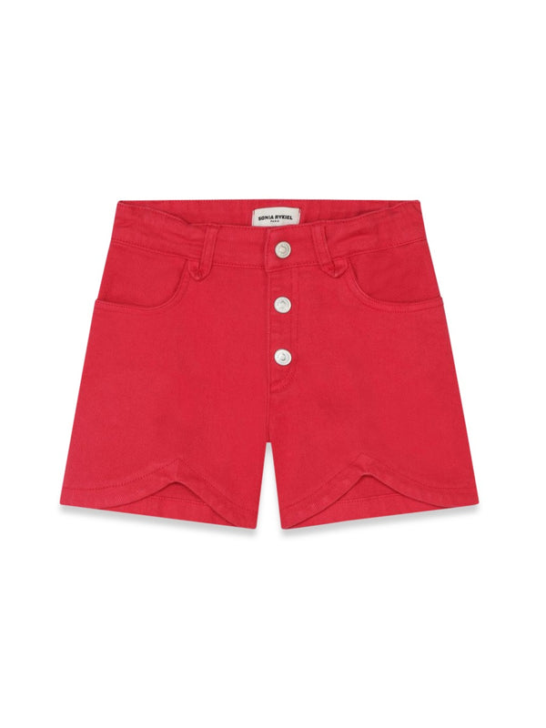 Shorts Red Cotton