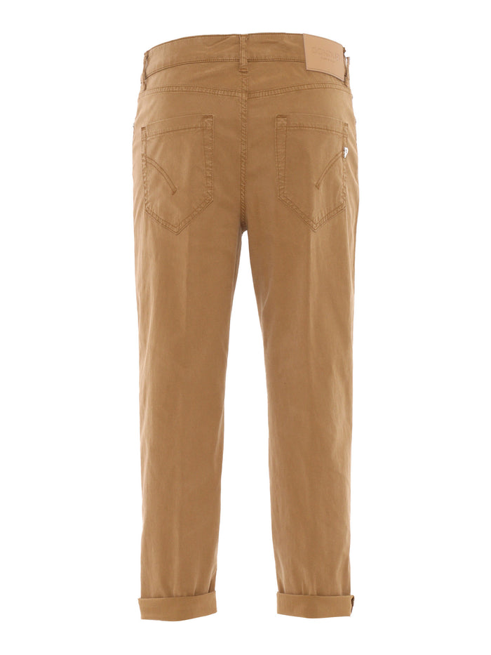 KOONS BOT GIOIE PANTS Brown Lyocel Cotton Elastan Jean