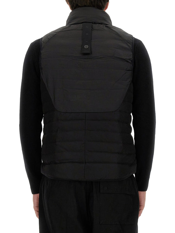 Padded Vest Black Nylon Waistcoats & Gilets