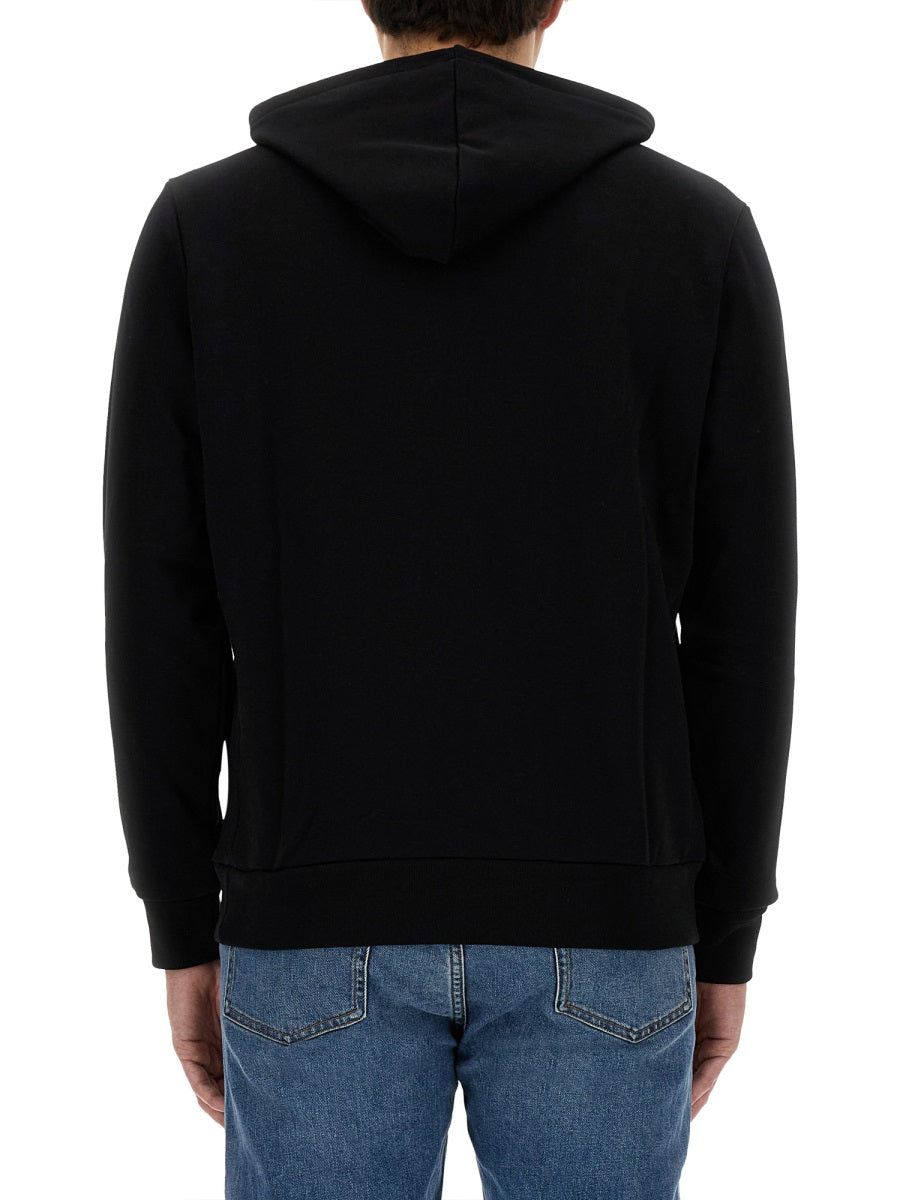 Zebra Sweatshirt Black Organic Cotton Sweatshirts