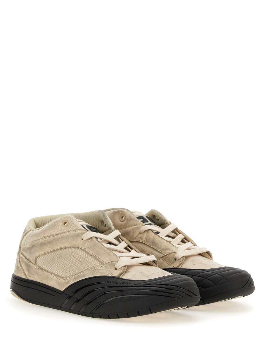 Skate Sneaker White Calf Leather Trainers