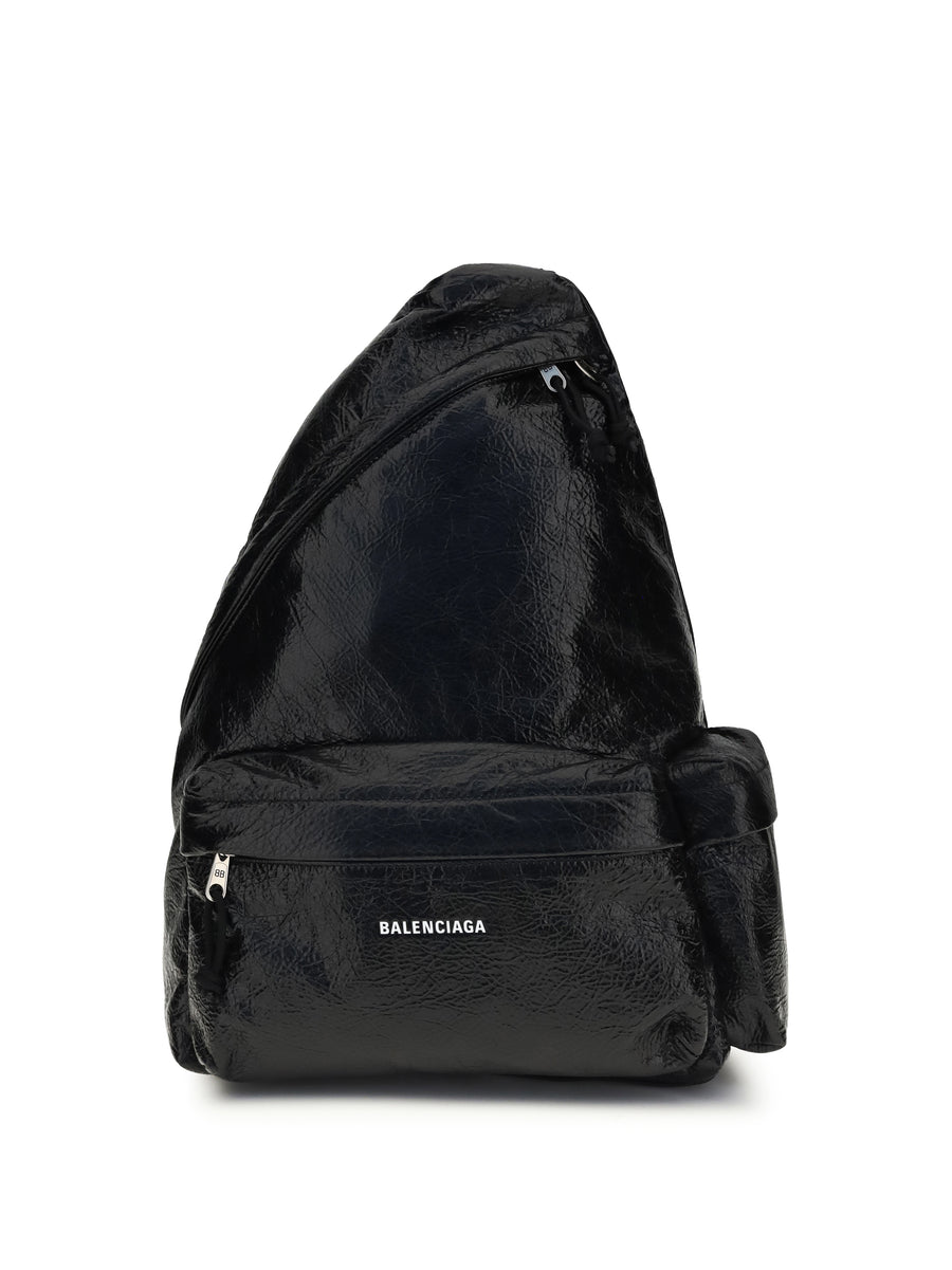 Balenciaga 20% Nylon backpack in black