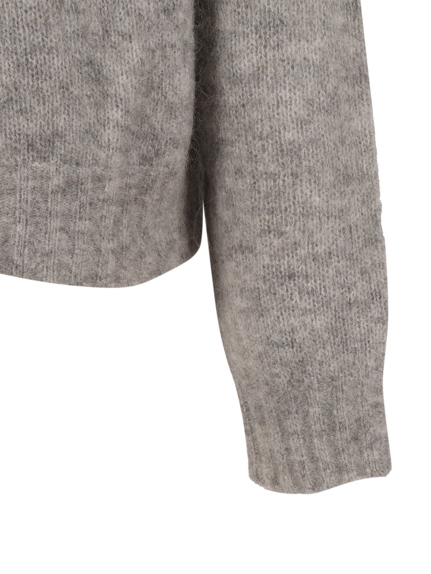 Woman Sweater Grey Crewneck