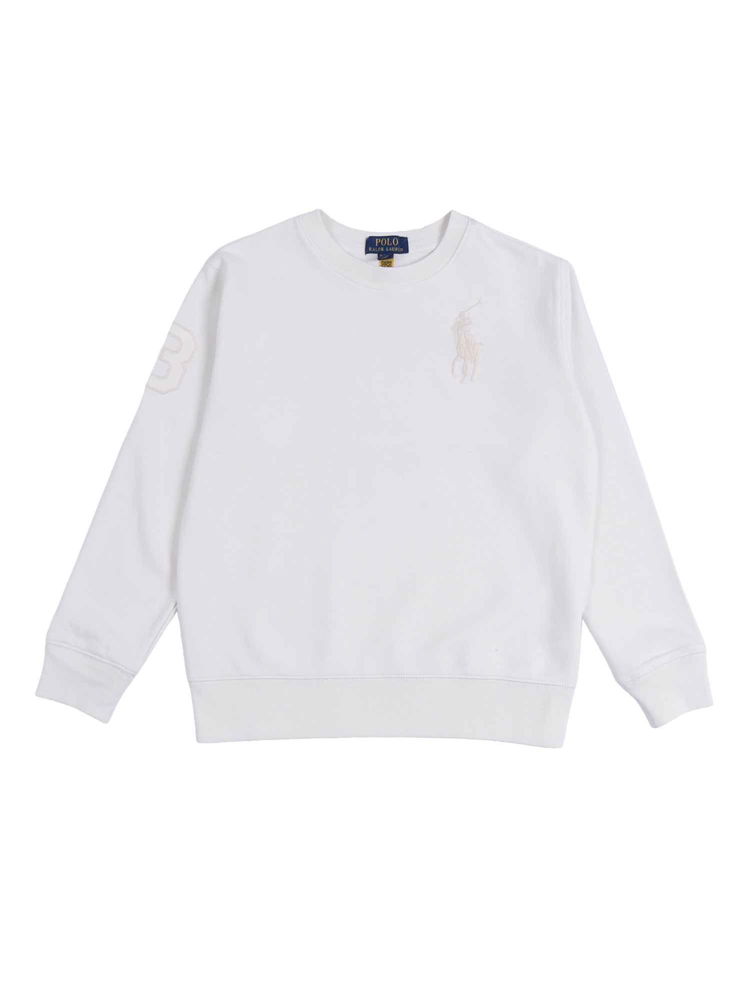 KNIT-PULLOVER-SWEATSHIRT White Cotton Polyester